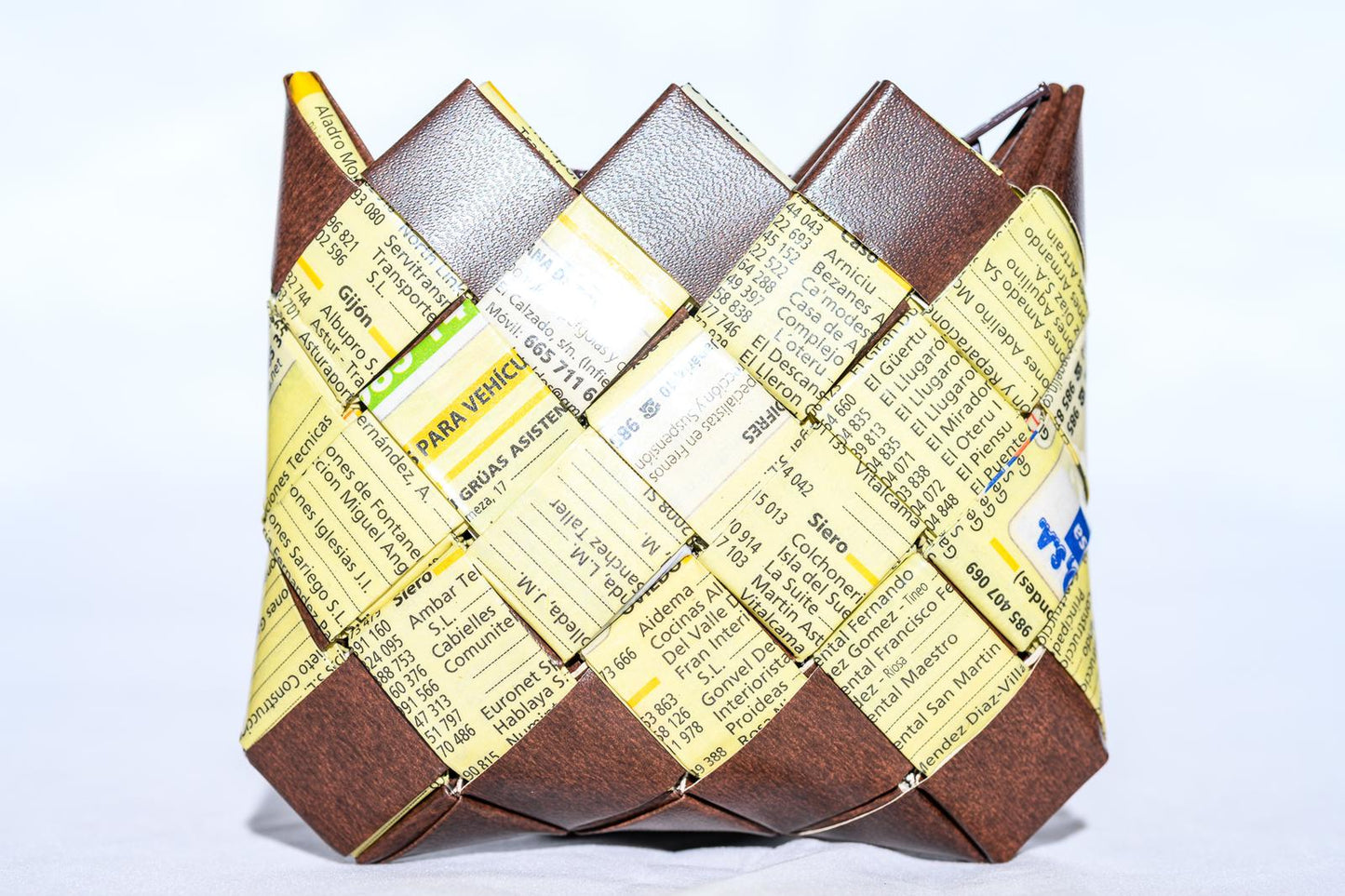 Recycled Phone Book Paper Wallets | Handmade | Limited Edition
