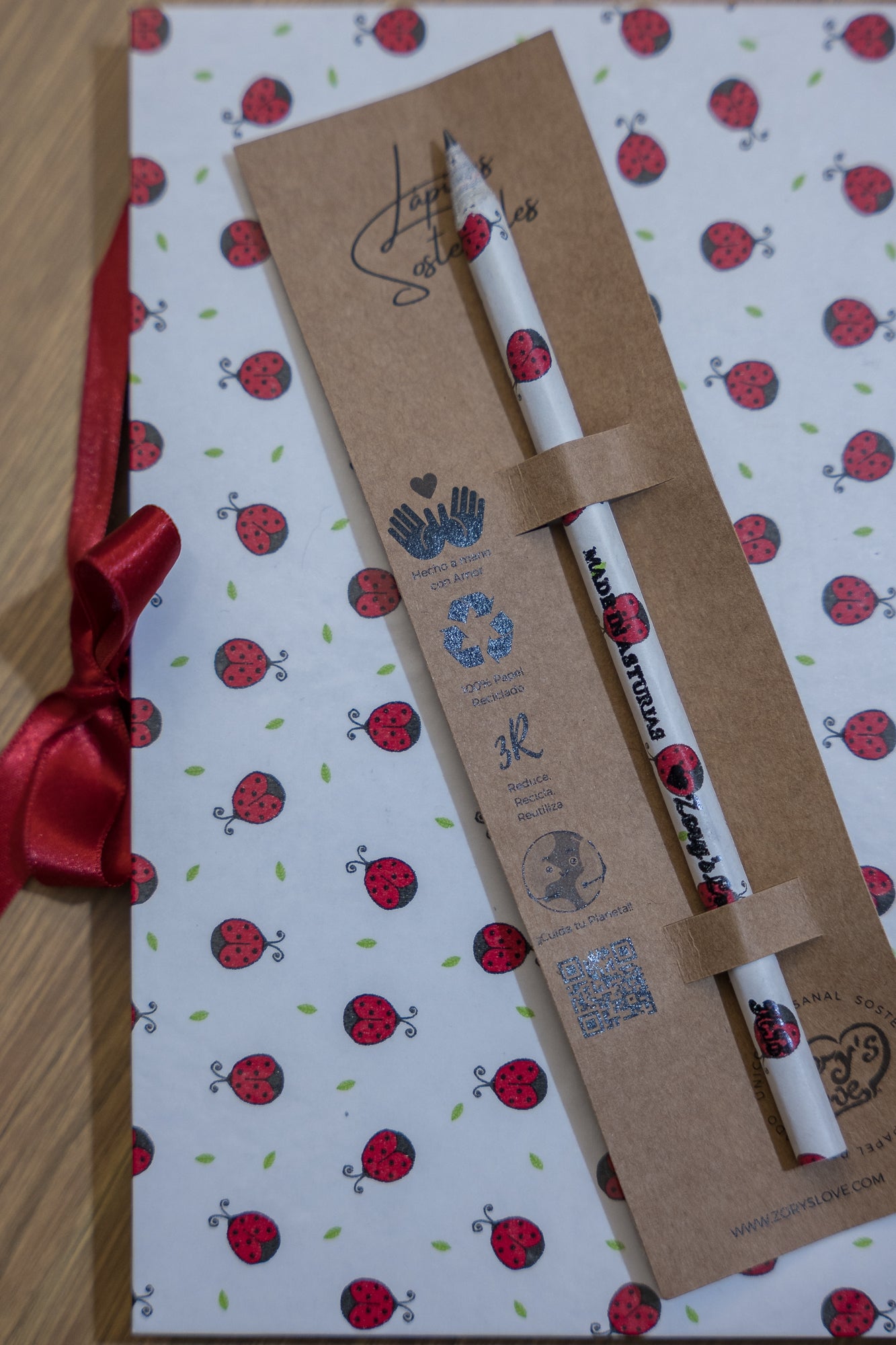 Combo Sostenible | Cuaderno + Lápiz de papel reciclado