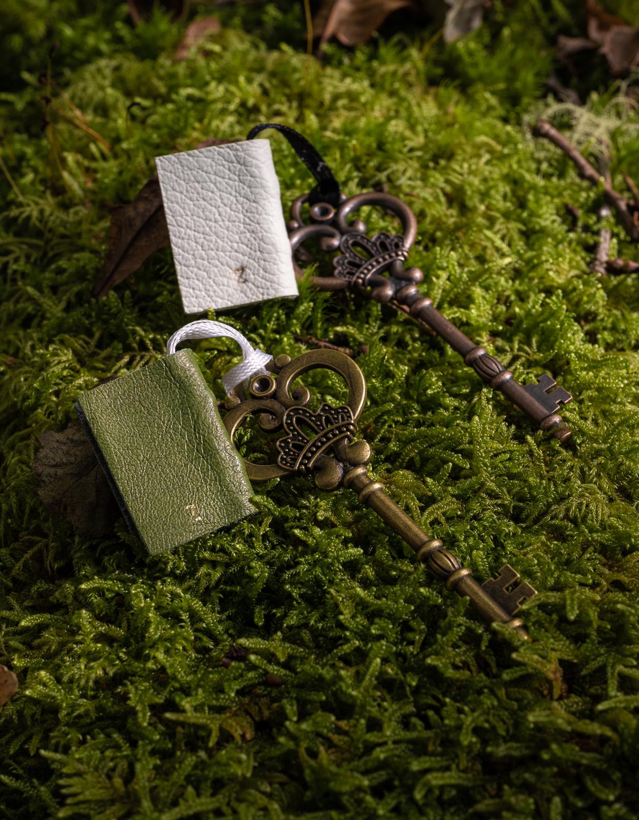 Marcapáginas Mini Libro La llave Secreta. Marcador de página