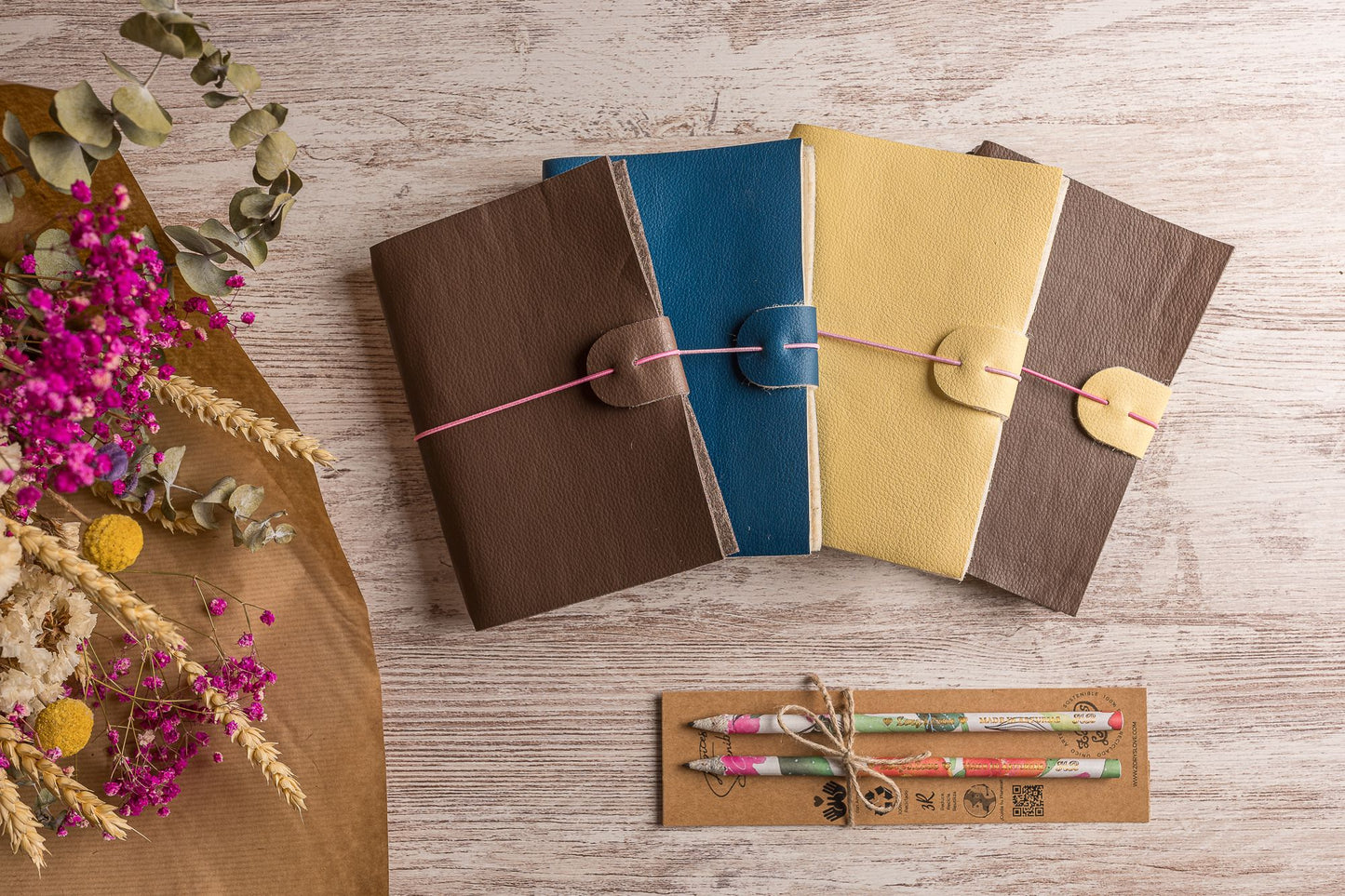 Midori Vegana | Cuaderno Sostenible con Piel Vegana de Piña