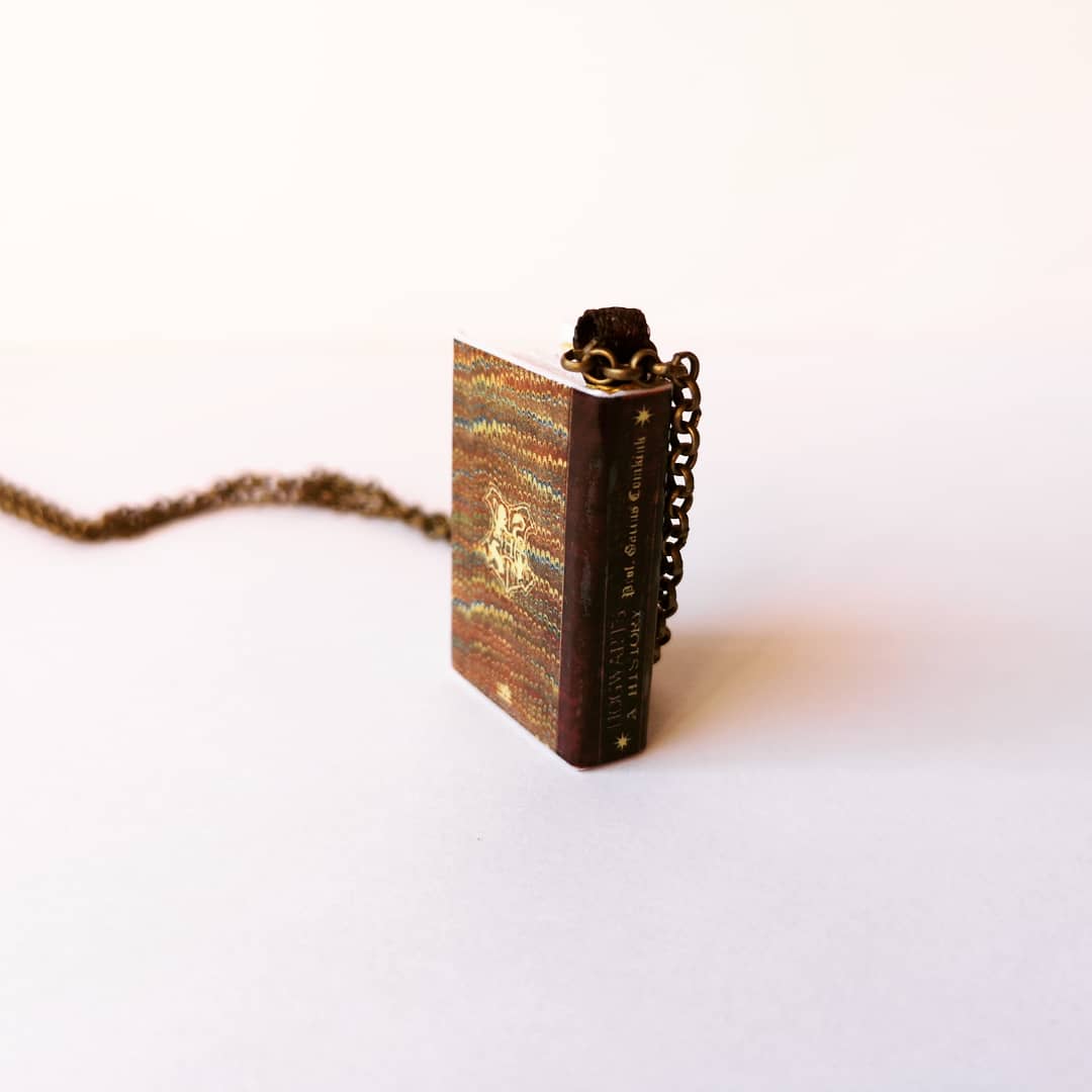 Mini Libros Colección Harry Potter. Colgante, Marcapáginas o Llavero