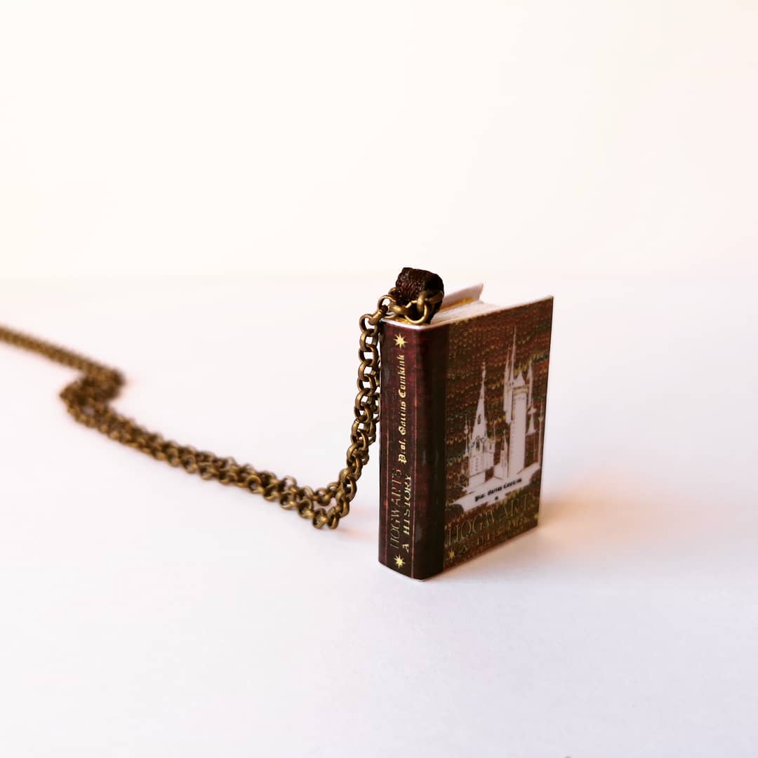 Mini Libros Colección Harry Potter. Colgante, Marcapáginas o Llavero