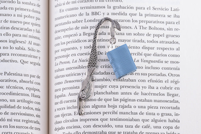 Mini Marcapáginas Mini Libro Piel Reutilizada. Marcador de pagina
