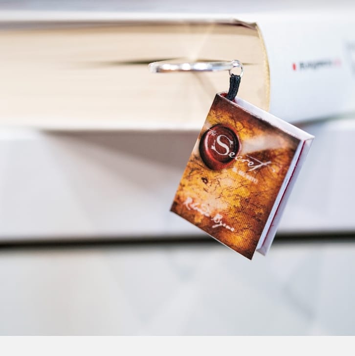 Mini Libro "The Secret" – Marcapáginas, Colgante o Llavero
