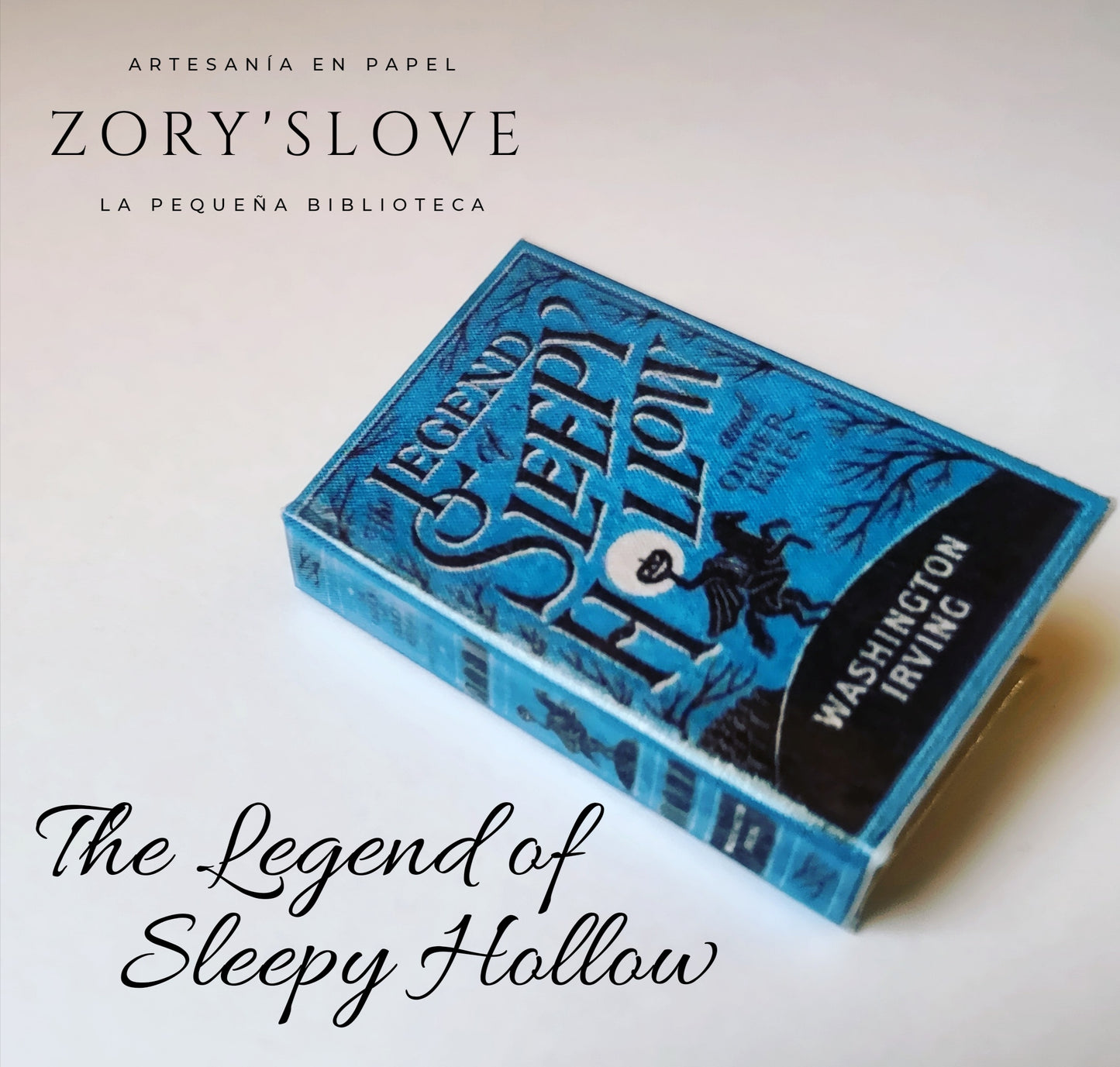 Mini Libro "The Legend of Sleepy Hollow" – Colgante, Marcapaginas o Llavero