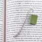 Mini Marcapáginas Mini Libro Piel Reutilizada. Marcador de pagina